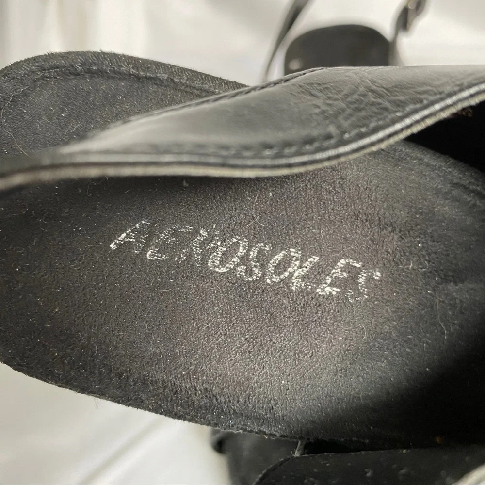 Y2K 2000s comfortable Aerosoles Slingback Wedges size 9